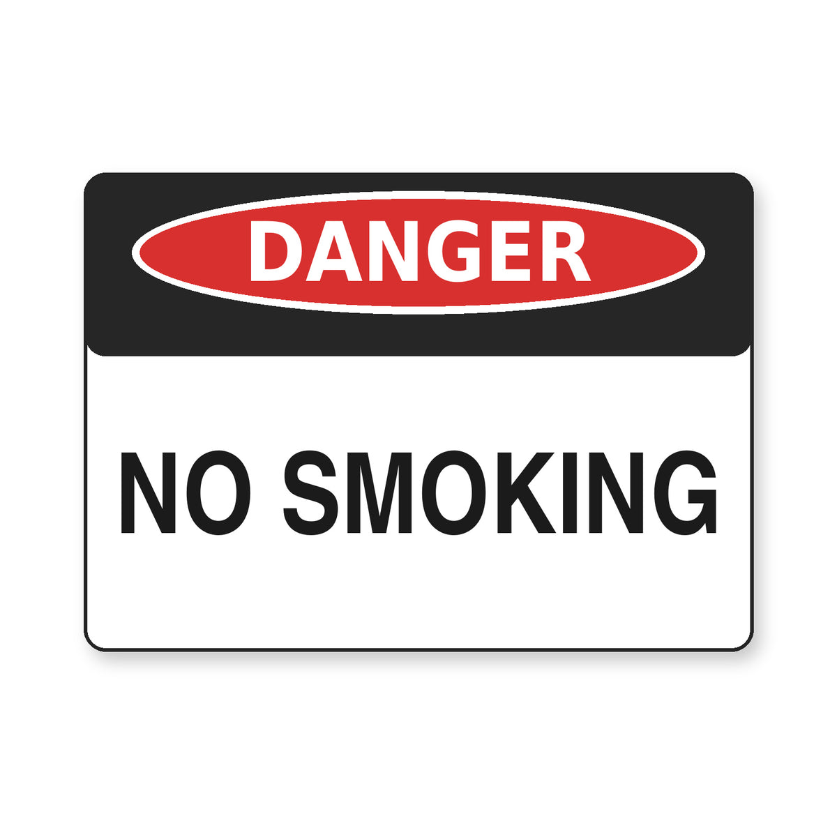 No Smoking Danger Sign