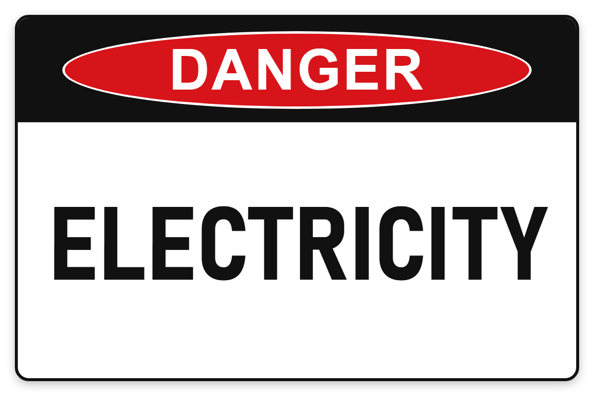 Electricity Danger Sign – ELECTRICITY