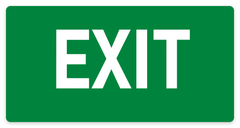Exit sign – fire and emergency safety sign by Bold Safety Signs