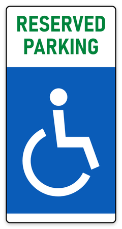 Reserved Parking sign – car park safety sign by Bold Safety Signs