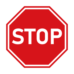 Stop sign – red octagon aluminium reflective traffic sign by Bold Safety Signs