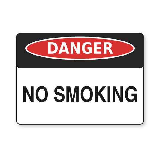 No Smoking Danger Sign