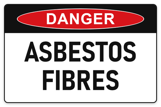 Asbestos Fibres Danger Sign – ASBESTOS FIBRES