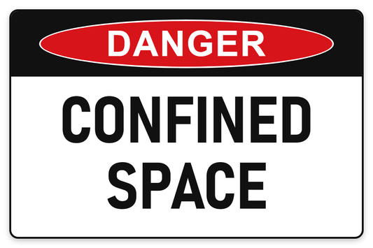 Confined Space Danger Sign – CONFINED SPACE