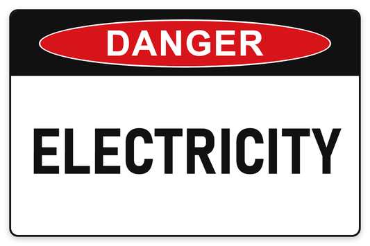 Electricity Danger Sign – ELECTRICITY