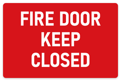 Fire Door Keep Closed sign – fire and emergency safety sign by Bold Safety Signs