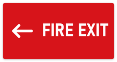 Fire Exit sign – fire and emergency safety sign by Bold Safety Signs