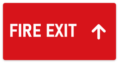 Fire Exit sign – fire and emergency safety sign by Bold Safety Signs