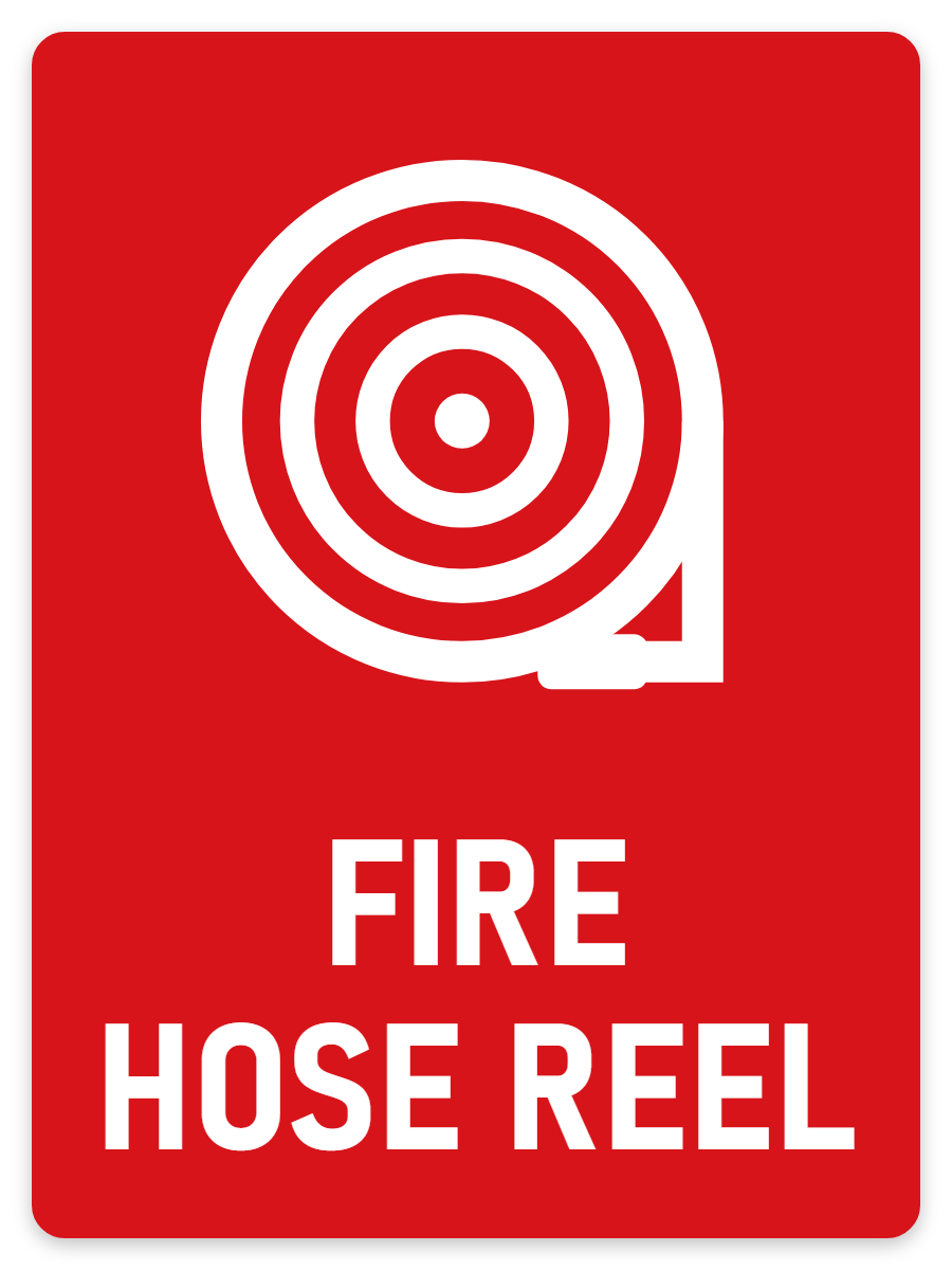 Fire Hose Reel sign – fire and emergency safety sign by Bold Safety Signs