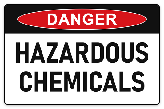 Hazardous Chemicals Danger Sign – HAZARDOUS CHEMICALS