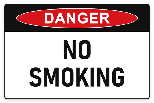 No Smoking Danger Sign – NO SMOKING