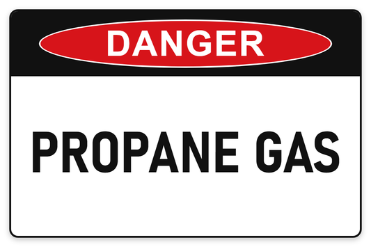 Propane Gas Danger Sign – PROPANE GAS