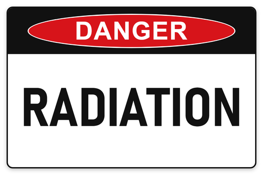 Radiation Danger Sign – RADIATION