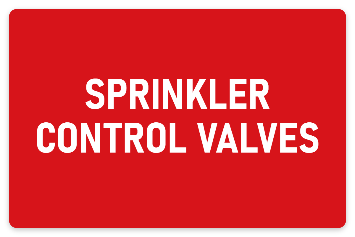 Sprinkler Control Valves sign – fire and emergency safety sign by Bold Safety Signs